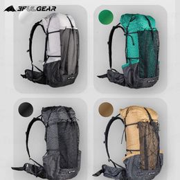 3F UL Gear Qidian Pro Backpack 40L16L grote ruimte buiten klimtas ultralight uhmwpe nylon camping wandel waterdichte tas 240409