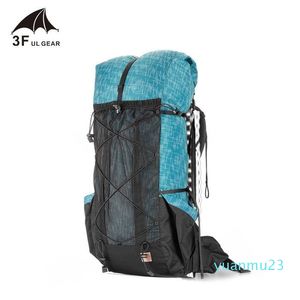 3F UL Gear Sac à dos de randonnée résistant à l'eau Sac de camping léger Voyage Alpinisme Sac à dos Trekking Sacs à dos