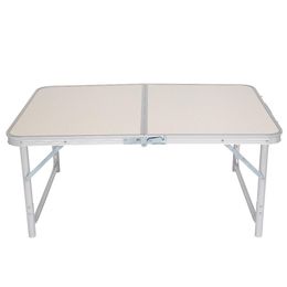 Mesa plegable de aluminio de 3 pies para picnic, jardín, camping, escritorio interior/exterior