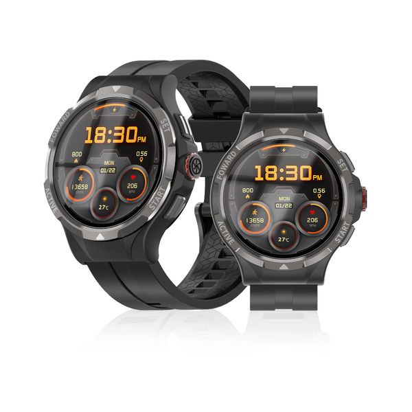 Montre connectée 3G 4G Sim Android 9, fréquence cardiaque, oxygène dans le sang, IP67, robuste, empreintes digitales, Wifi, Bluetooth, 128 Go, caméras rotatives HD, appel vidéo BEIDOU GPS GLONASS FOTA