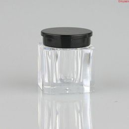 3g achthoekige vierkante pot, heldere crèmefles lege cosmetische container hoge kwaliteit Wriom