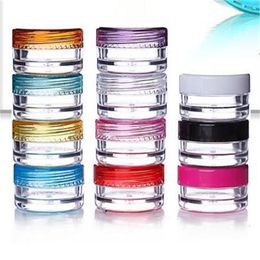 3G 5G Plastic Pot Jars Cosmetische Flessen Containers Lege Duidelijke Hervulbare Make-upfles met Schroefdop Deksel voor Oogschaduw Sieraden