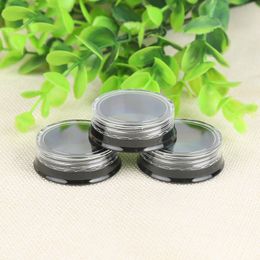 3G ronde plastic pottenfles met duidelijke deksels hervulbare make-up crème oogschaduw lip balsem monster opslag container pot verpakking