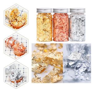 3G Shiny Gold Leaf Flakes Pailletten Glitters Confetti voor Painting Arts Nail Art Foil Decoratieve Papier Hars Mold Vullingen Feestartikelen