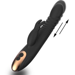 3in 1 G Spot Anal Rabbit Vibrator Electric Thrusting Realistic Vibrating Dildo SexToys para mujeres Pareja adulta Novia 8 + 7 Velocidades 9 pulgadas [de USCA Warehouse]