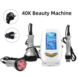 3in1 40K Cavitatie Ultrasoon Gewichtsverlies RF Lifting Rimpel Verstevigende Huid Afslanken Body Massage Vormgeven Schoonheid Instrument 240314