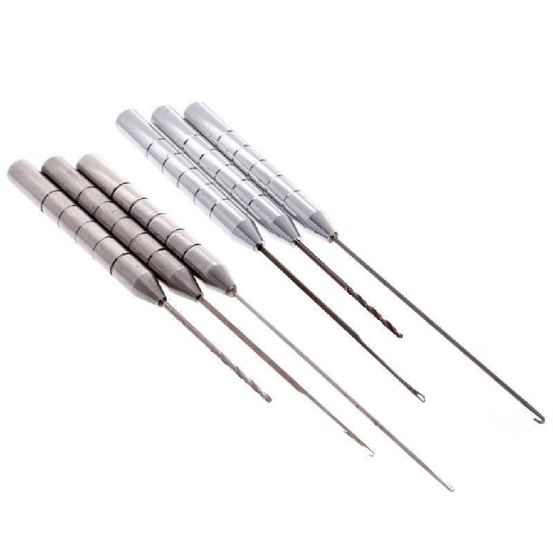 3in1 Carp Fishing Rigging Stainless Steel Bait Needle Fish Drill Tackle Set Tool Hooks