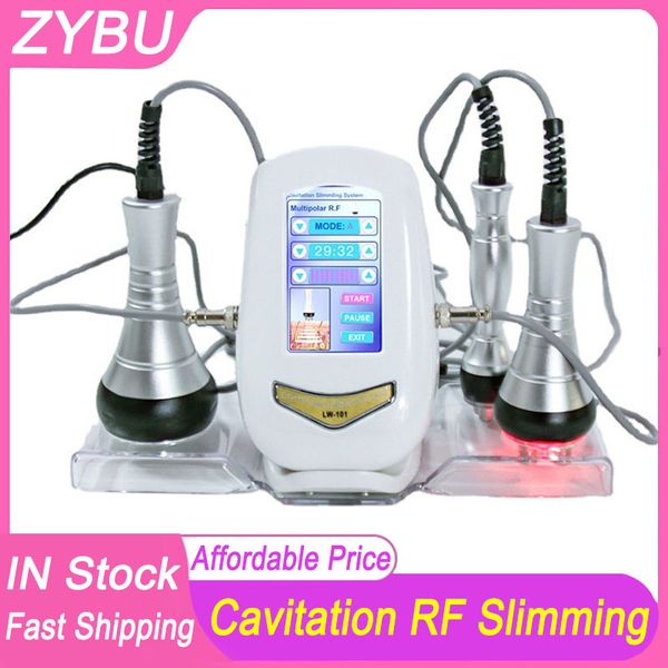 3in1 Cavitation rf minceur machine 40K perte de graisse par ultrasons mise en forme du corps sculpture raffermissement de la peau lifting du visage radiofréquence ultrasons mince élimination de la cellulite