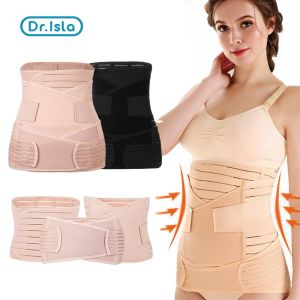 3IN1 CORSET Post-partum Bande de ventre Femmes enceintes Tummy Belly Pelvis Bree enveloppant Traineur Bandage Bandage Bandage Corps Shaper