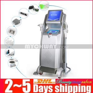 3in1 E-Light IPL Pijnloos Permanente Haarverwijdering Q Switch YAG Laser Tattoo Removal RF Skin Verjonging Draai Schoonheidsinstrument