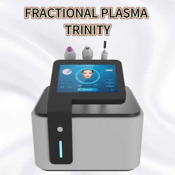 Thérapie fractionnée au plasma froid 3 en 1, machine de rajeunissement de la peau RF fractionnée, stylo plasma, dispositif professionnel de traitement des taches d'acné au plasma fractionné