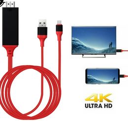 4K Type C naar HDMI-compatibele kabel 3in1 mobiele telefoon naar tv-adapter HDTV TV digitale AV-adapter