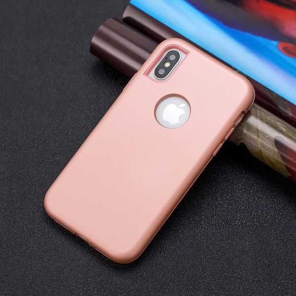 Coque de téléphone 3 en 1 résistante aux chocs huileux pour iPhone X XR XS Max 6 7 8 Plus et Samsung Galaxy Note 9 8 S10 S9 Plus A10 A20 A30 A40 A50 A70