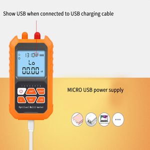 Freeshipping3In1 Optical Power Meter lVisual Fault Locator Network Cable Test Led Lighting Optical Fiber yellow1Mw With 5Km Visual Fault