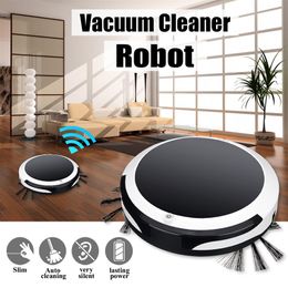 3in1 Smart Robot Stofzuiger voor Home Office Vegen Robot Sweep Zuig Slepen Machine 1200PA Nat Droog Stofzuiger vegen Y247B