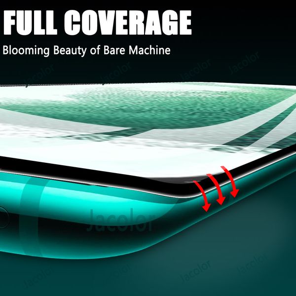 Film de gel d'eau 3in1 pour Samsung Galaxy S22 Ultra S22 + S21 + S20 + Fe Plus Protecteur d'écran + couverture arrière Film Hydrogel + Verre de caméra