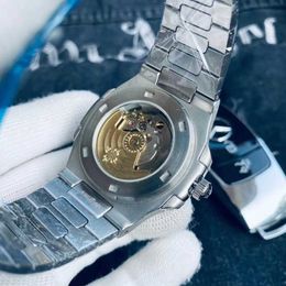 3K PP 5711 8.3mm Superclone PP Watch Classic Swiss volledig automatische sportheren lederen stalen band Lumineuze trend Mechanische luxe horloge
