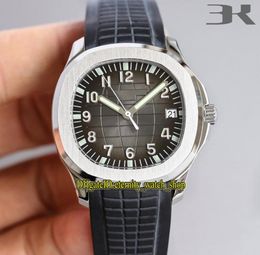 Versión más delgada de 3kf thk 83 mm 5167 gris dial real cal324c mecánico automático 5167a reloj de zafiro correa de goma deportiva watc9850233