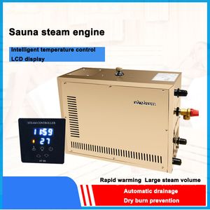 Générateur de vapeur en acier inoxydable, équipement automatique 3kw, détartrage automatique, Machine de bain de vapeur pour salle de Sauna, contrôleur numérique pour salle de Spa