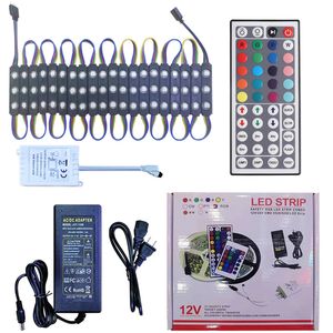 Module d'éclairage LED RGB 3LED, Modules 5050 SMD, bande lumineuse pour panneau de fenêtre avant de magasin, DC12V, contrôle de puissance, mot lumineux maintenant