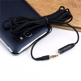 Cable de extensión para auriculares de 3M y 10 pies, tela trenzada hembra a macho, Cable de extensión de Audio estéreo para auriculares FM, Cable adaptador, Cables