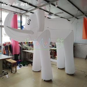 animal blanc gonflable d'éléphant de 3m 10ftL pour l'événement extérieur de défilé de carnaval décoratif