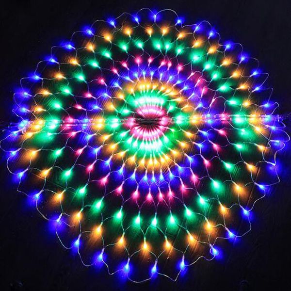 3 m 412 LED paon lumière LED chaîne de noël décorations de fête de mariage rideau fond fée lumière fil de cuivre LED 220 V/110 V