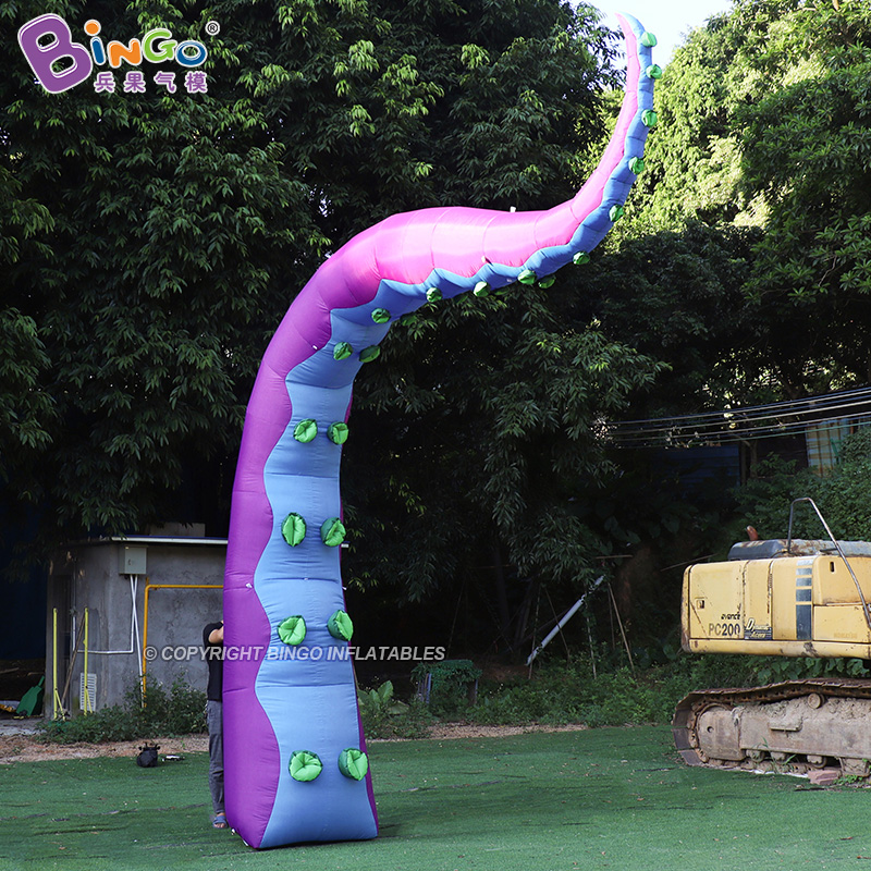 3m 4m 5m 6m 7m (10ft 13.1ft 16.4ft 19.7ft 23ft) Binalar Dekoratif şişme ahtapot tentacles Reklam satış oyuncakları sporları 5m yükseklik