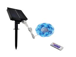 Tira de luces LED con energía solar de 3m y 6m, cadena de luces LED para piscina de hadas, impermeable para exteriores, vacaciones, Navidad, IP657443339