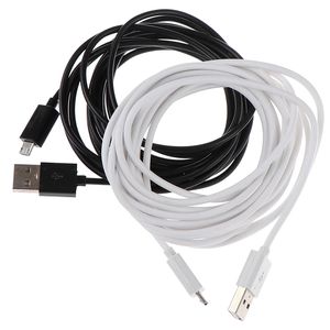 3m Datos Micro USB Cargador Cable Reproducir Cable de carga Línea para Sony Playstation PS4 Xbox One Controlador inalámbrico Accesorios para juegos Alta calidad ENVÍO RÁPIDO