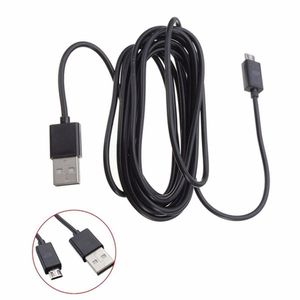 Cable de carga Micro USB Extra largo de 3M, línea de Cable de carga para Sony Playstation PS4, controlador inalámbrico, accesorios de juego