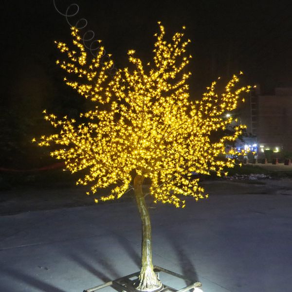 3M de altura LED blanco árbol de flor de cerezo exterior/interior boda jardín vacaciones decoración de luz 2304 LED