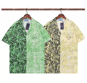 50%korting op luxe designer shirts heren mens mode geometrische print bowling shirt hawaii bloemen casual tees heren mannen slank fit korte mouw variëteit 07085