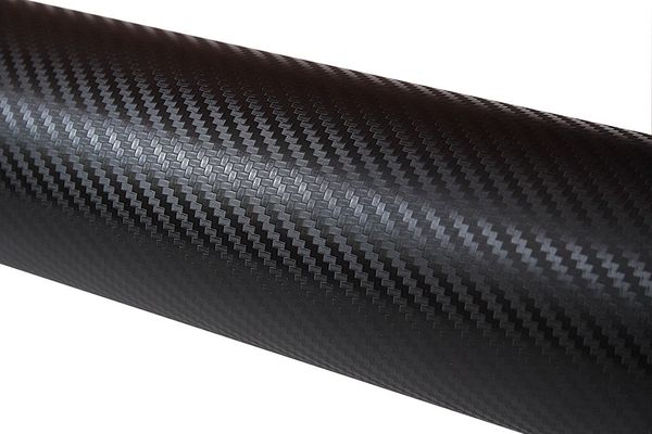 Feuilles de Film d'emballage de voiture en fibre de carbone noire 3D de qualité 3M, avec Drain d'air, qualité supérieure, 1 rouleau de 52x30m, 4 98x98ft3025