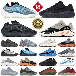 3M 700 V2 Chaussures de course Inertie réflective statique vague Tephra Solid Grey Utility Black Designer Men Women Sport Sneakers EUR 36-45