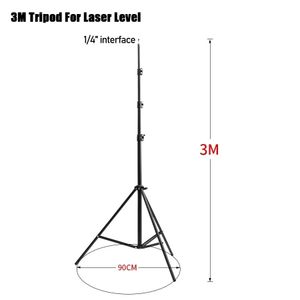3M statief voor laserniveau, in hoogte verstelbaar, dikker aluminium statief voor zelfnivellerend statief