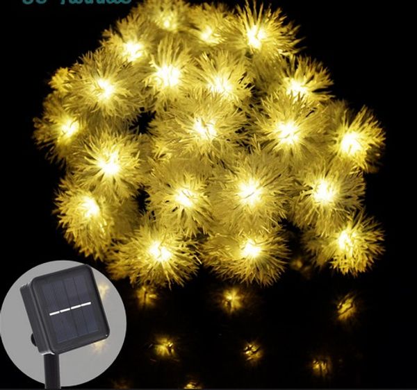 3M 30LED Luces solares Cuerdas Luz de hadas Luces de energía solar al aire libre Decoraciones navideñas para jardín