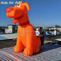 3MH mooie schattige opblaasbare hondenlucht geblazen dier voor outdoor promotie decoratie gemaakt door aasluchtkunst