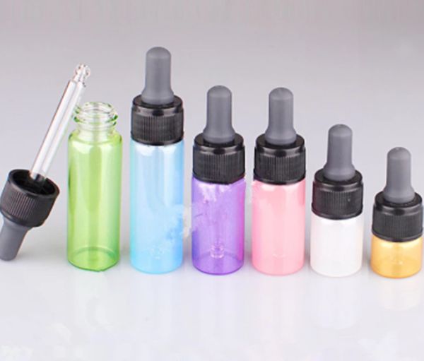 3 ml 5 ml 10 ml 15 ml bouteilles en verre vides huile essentielle compte-gouttes bouteille goutte liquide pipette bouteille 200 pièces