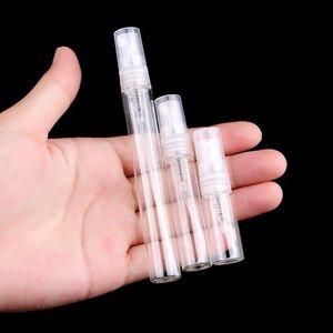 3 ml 5 ml 10 ml Mini verre transparent huile essentielle bouteille de parfum vaporisateur atomiseur voyage portable contenant cosmétique bouteille de parfum Oopuo