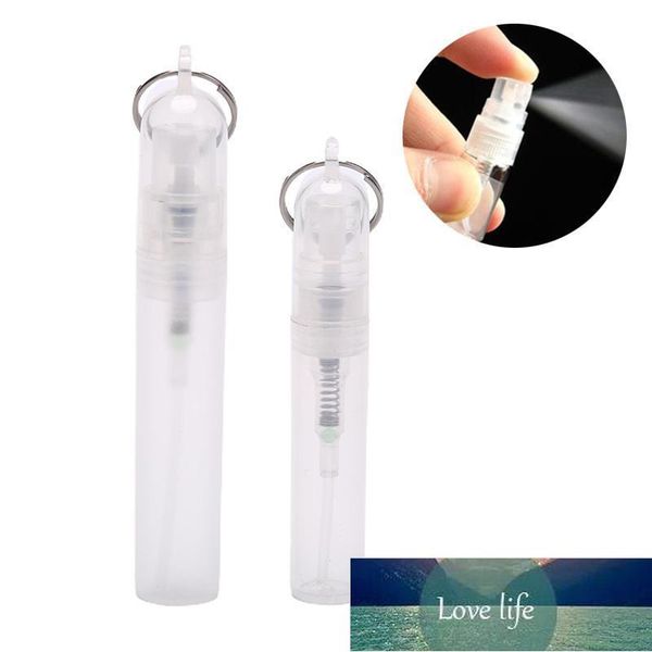 3ml 5ml Transparente Mini Llavero Claro Perfume Botella de plástico Cosméticos vacíos Botellas recargables Dispensador de jabón líquido Precio de fábrica diseño experto Calidad Lo último