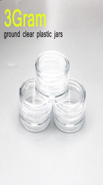 3 ml Base transparente Frascos de plástico vacío Pot 3 Gran Los contenedores de brillo de labios para uñas de sombra de ojos de crema cosmética Joyería de polvo3668960