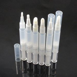 3 ml Lege Twist Pen met Borstel Hervulbare Fles Cosmetische Container Nagellak Buis voor Balsem Nail Art Verf F2062 Wnoex