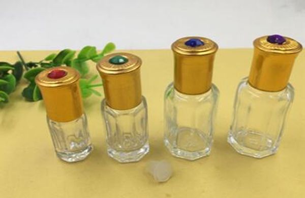 Rollo de vidrio de 3 ml en botellas para aceites esenciales, mini rollo de vidrio de 3 ml en botellas al por mayor, rollo de vidrio en frascos de perfume