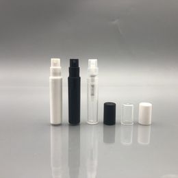 3 ml mini bouteille de pulvérisation en plastique transparent fine brouillard refixable mini bouteille de parfum Petits récipients d'échantillon vides