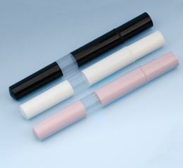 Stylos torsadés vides de 3ml, bouteilles d'emballage de brillant à lèvres, pointe de brosse en Silicone, récipient d'huile cosmétique, Tube correcteur