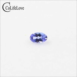 3mm * 5mm coupe ovale tanzanite naturelle pierre précieuse en vrac véritable pierre précieuse tanzanite naturelle H1015