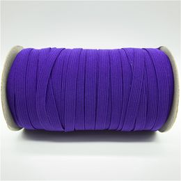 3 mm 7 mm 10 mm 5yards / lot Purple High Elastic Couse élastique Band élastique Fiat Band Band Taile Ribbon élastique