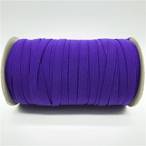 3 mm 7 mm 10 mm 5yards / lot Purple High Elastic Couse élastique Band élastique Fiat Band Band Taile Ribbon élastique