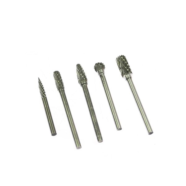 Bourses de tige de 3 mm Tungsten Steel Rotary Files Rotary Power Tools